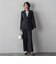【WEB限定/+5cm丈長め】【極・名品パンツ】シェルタリングワイドパンツ