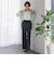 【WEB限定/+5cm丈長め】【極・名品パンツ】シェルタリングワイドパンツ