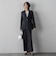 【WEB限定/+5cm丈長め】【極・名品パンツ】シェルタリングワイドパンツ