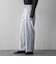 【WEB限定/+5cm丈長め】【極・名品パンツ】シェルタリングワイドパンツ