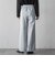 【WEB限定/+5cm丈長め】【極・名品パンツ】シェルタリングワイドパンツ