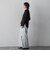 【WEB限定/+5cm丈長め】【極・名品パンツ】シェルタリングワイドパンツ