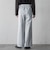 【WEB限定/+5cm丈長め】【極・名品パンツ】シェルタリングワイドパンツ
