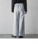 【WEB限定/+5cm丈長め】【極・名品パンツ】シェルタリングワイドパンツ