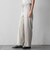 【WEB限定/+5cm丈長め】【極・名品パンツ】シェルタリングワイドパンツ