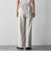 【WEB限定/+5cm丈長め】【極・名品パンツ】シェルタリングワイドパンツ