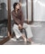 【WEB限定/+5cm丈長め】【極・名品パンツ】シェルタリングワイドパンツ