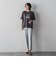 【WEB限定/+5cm丈長め】【極・名品パンツ】シェルタリングテーパードパンツ