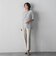 【WEB限定/+5cm丈長め】【極・名品パンツ】シェルタリングテーパードパンツ
