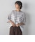 【WEB限定】”涼感”ボーダーニット