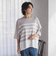 【WEB限定】”涼感”ボーダーニット