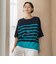 【WEB限定】”涼感”ボーダーニット