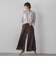 【SETUP対応】リネンライクシアーボイルワイドパンツ