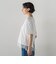 裾レース切り替えTシャツ