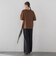 【SETUP対応】”Light & Soft Suede” ワイドパンツ