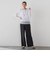 【SETUP対応】”Light & Soft Suede” ワイドパンツ