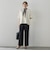 【SETUP対応】”Light & Soft Suede” ワイドパンツ