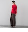 【SETUP対応】”Light & Soft Suede” ワイドパンツ