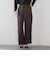 【SETUP対応】”Light & Soft Suede” ワイドパンツ