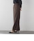 【SETUP対応】”Light & Soft Suede” ワイドパンツ