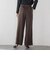 【SETUP対応】”Light & Soft Suede” ワイドパンツ