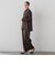 【SETUP対応】”Light & Soft Suede” ワイドパンツ