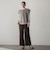 【SETUP対応】”Light & Soft Suede” ワイドパンツ