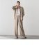 【SETUP対応】”Light & Soft Suede” ワイドパンツ