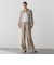 【SETUP対応】”Light & Soft Suede” ワイドパンツ