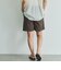 ヘザーエステルハーフパンツ≪手洗い可能≫