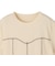 カットリブハイショクステッチTシャツ≪手洗い可能≫