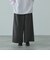 フィブリルサテンラップワイドパンツ≪洗濯機で洗える≫