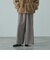 フィブリルサテンラップワイドパンツ≪洗濯機で洗える≫