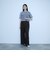 【大人の抜け感】ツイルチノワイドパンツ