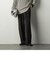 ダブルクロスワイドパンツ≪洗濯機で洗える≫