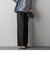 ダブルクロスワイドパンツ≪洗濯機で洗える≫