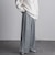 【WEB限定】シアーラメプリーツパンツ≪洗濯機で洗える≫