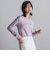 チュール使いラメリブロングTシャツ≪手洗い可能≫
