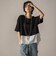 【WEB限定】シャツレイヤード風プルオーバー≪手洗い可能≫