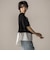 【WEB限定】シャツレイヤード風プルオーバー≪手洗い可能≫