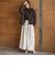 【新色追加】【ゆるっと上品】私に似合うキュロットパンツ≪手洗い可能≫