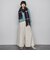 【新色追加】【ゆるっと上品】私に似合うキュロットパンツ≪手洗い可能≫