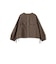 メッシュジャガードノーカラーブルゾン
