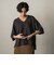 【40周年限定】メッセージ刺繍Vネックニットプルオーバー
