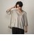 【40周年限定】メッセージ刺繍Vネックニットプルオーバー