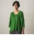 【40周年限定】メッセージ刺繍Vネックニットプルオーバー