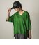 【40周年限定】メッセージ刺繍Vネックニットプルオーバー