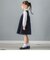 【日本製】千鳥格子オパールベルベットドレス(100~140cm)