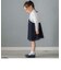 【日本製】千鳥格子オパールベルベットドレス(100~140cm)