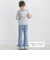 ストレッチ裾フリルスリムパンツ(90~150cm)